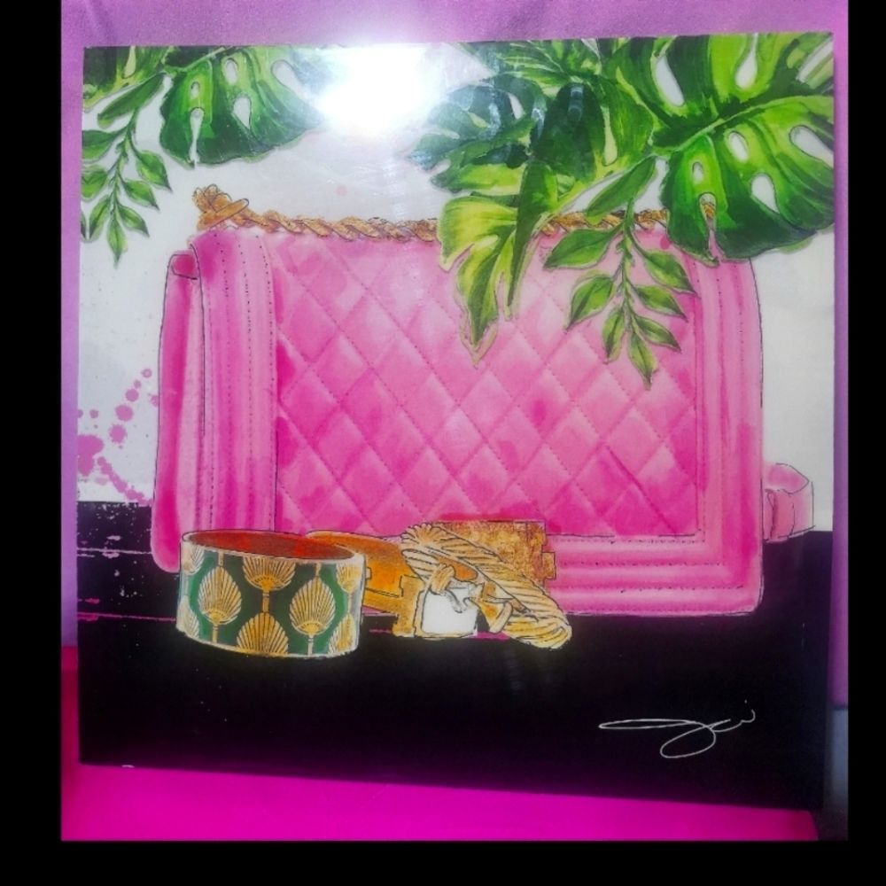 Vintage glam painting